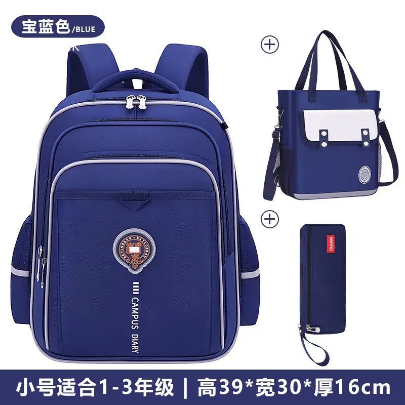 sac à dos scolaire léger et imperméable pour garçons, grande capacité, idéal pour les élèves de la 3ème à la 6ème année, sac de voyage décontracté à bandoulière