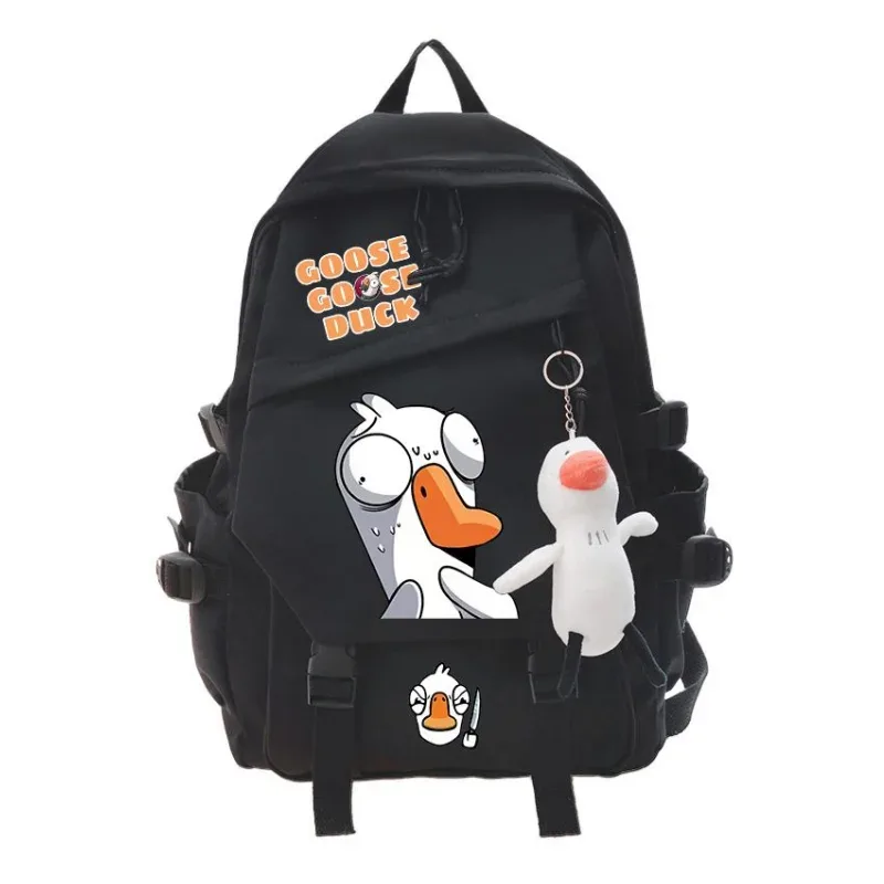 sac à dos de jeu de canard d'oie, sac d'école pour étudiants, sac à livres de dessin animé, sac à dos de voyage pour ordinateur portable, cadeaux d'extérieur pour garçons et filles