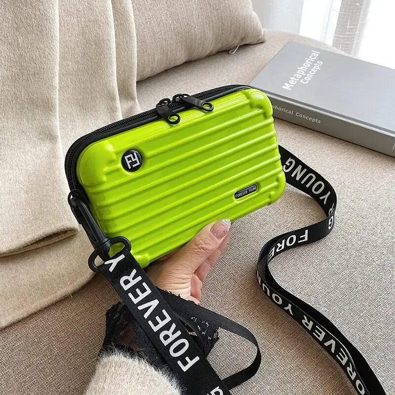nouvelle mini valise, trousse de maquillage portable pour femme, trousse de maquillage grande capacité, trousse de maquillage imperméable à bandoulière pour extérieur