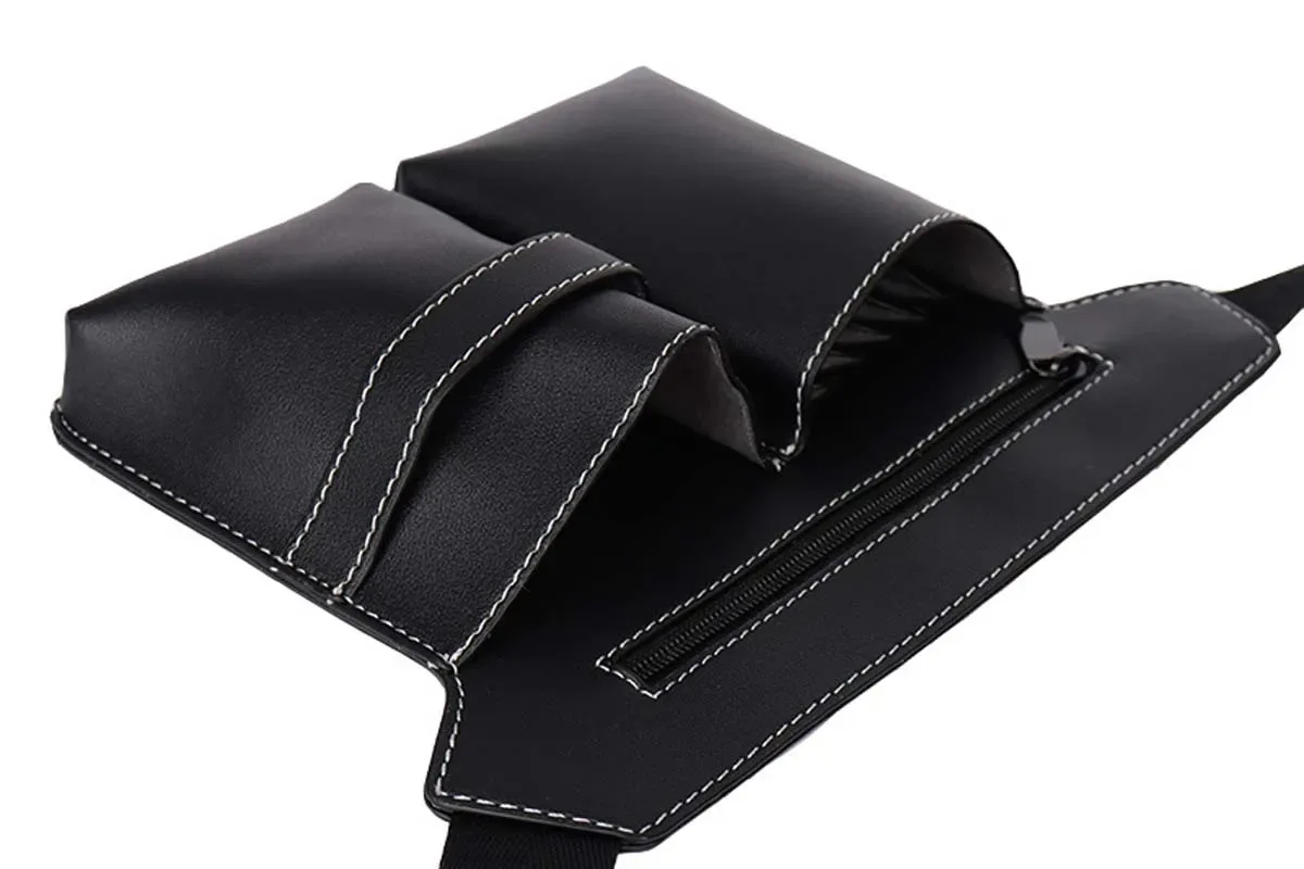 kit de barbier, sac de taille pour coiffeur, sac de rangement pour ciseaux, sac de taille pour outils de cheveux, sac en pu, vente en gros, sac personnalisé pour ciseaux de cheveux