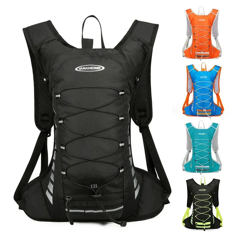 12L vélo cyclisme sac à eau sac à dos Sport de plein air course escalade randonnée hydratation vessie sac de rangement sac à dos sacs de vélo