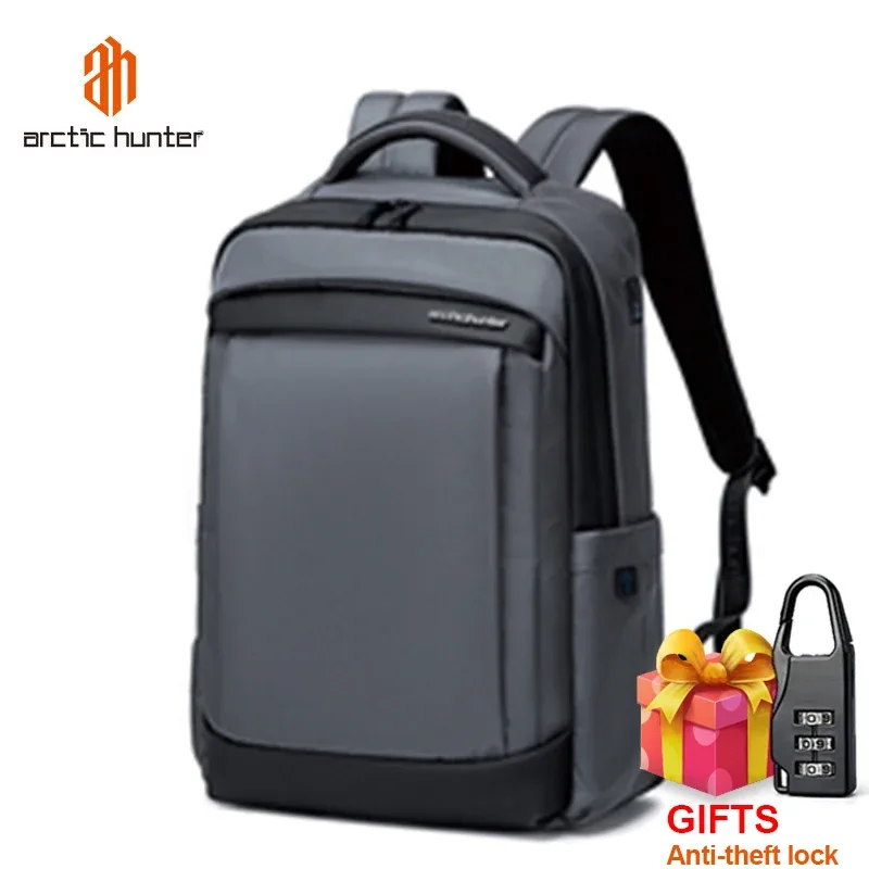 arctic hunter-sac à dos d'affaires étanche pour homme, sac à bagages de voyage extensible, mode 2023, 15.6