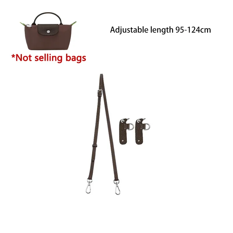 Mini sacs à bandoulière en cuir adaptés aux mini pochettes Longchamp, accessoires de sac à bandoulière réglables