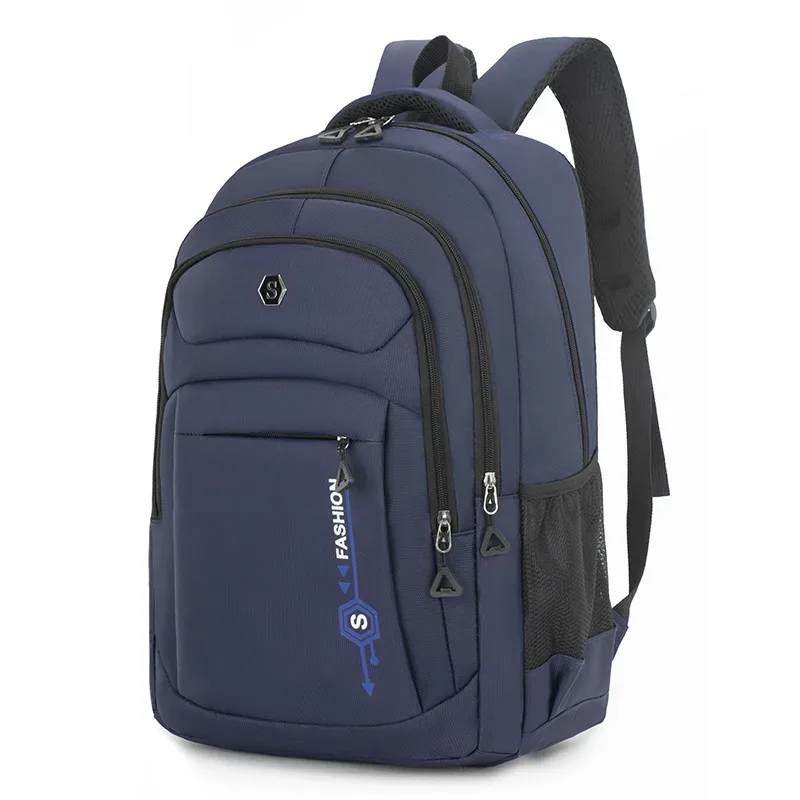 sac à dos de grande capacité pour hommes, adapté au collège, au lycée, au collège, aux voyages courts, sacs à double épaule épais