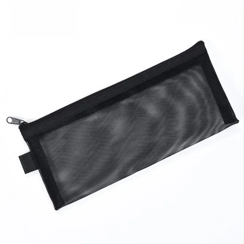 trousse de voyage pour pinceaux de maquillage, trousse de toilette cosmétique, outils de beauté, fermeture à glissière, poudres en maille, accessoires de rangement de lavage, hommes et femmes