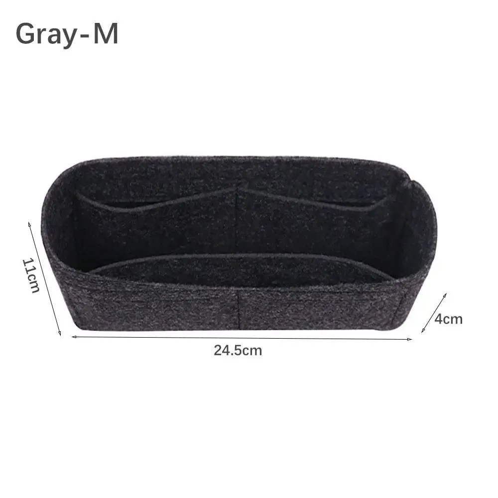 sac d'insertion en feutre durable, sac de rangement, support, sac interne, sac d'organisation portable, organisateur