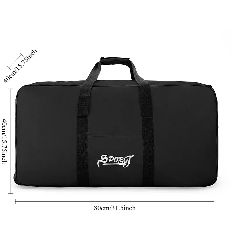 valise de voyage pliable grande capacité pour étudiant, avec roulettes, pour le rangement de couettes et de vêtements