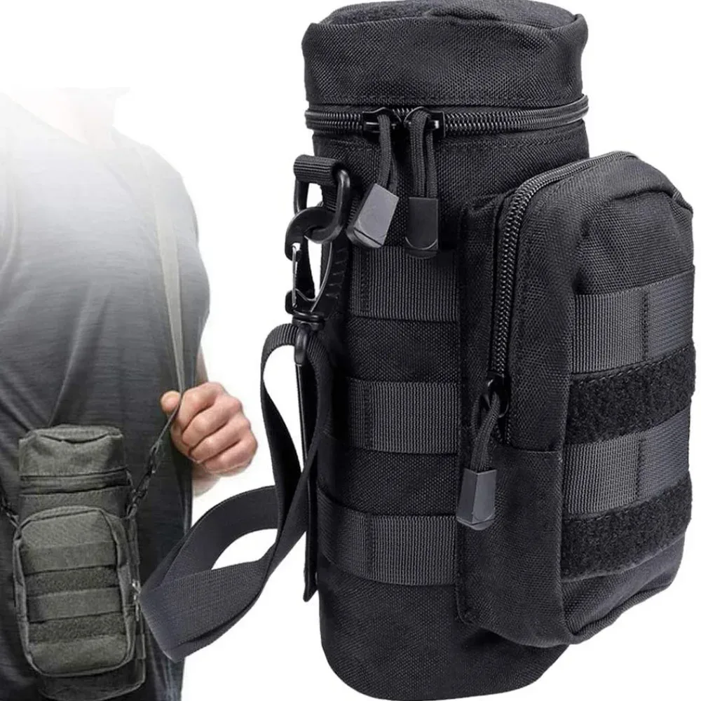 sangle de sac de sport universelle de 1 pouce, 2 pièces/ensemble, sangle d'épaule réglable en nylon de remplacement pour pochette de bouteille d'eau, sac de chasse