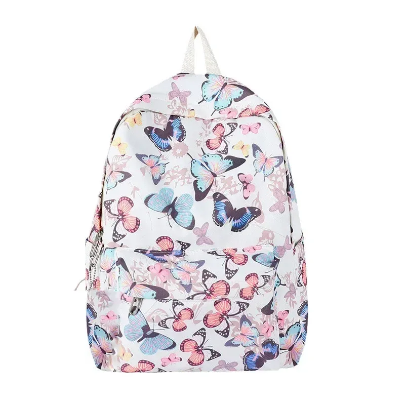 mode papillon modèle coréen femmes sac à dos étudiant sac à dos pour l'école livre stockage et organisateur de voyage rюкзак с экраном