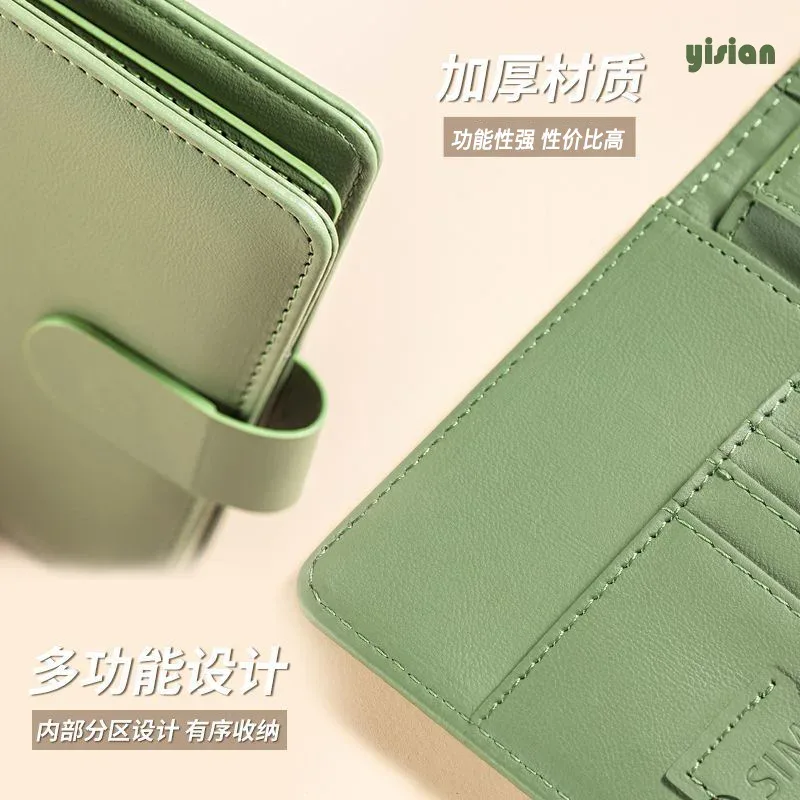 Étui de couverture de passeport RFID, porte-passeport multifonctionnel, portefeuille d'identité, porte-carte de crédit, portefeuille de voyage, accessoires de voyage