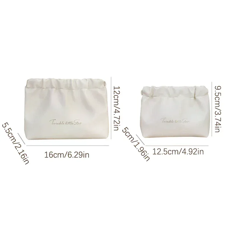 nouvelle trousse de rangement pour cosmétiques en pu, portable, simple, mini, pour rouge à lèvres, maquillage, organiseur de bijoux pour femme, pochette portable