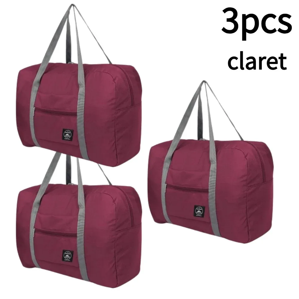 sac de voyage pliable 1-3 pièces pour les compagnies aériennes, sac de transport léger de grande capacité, pour les voyages sportifs de week-end, pour unisexe