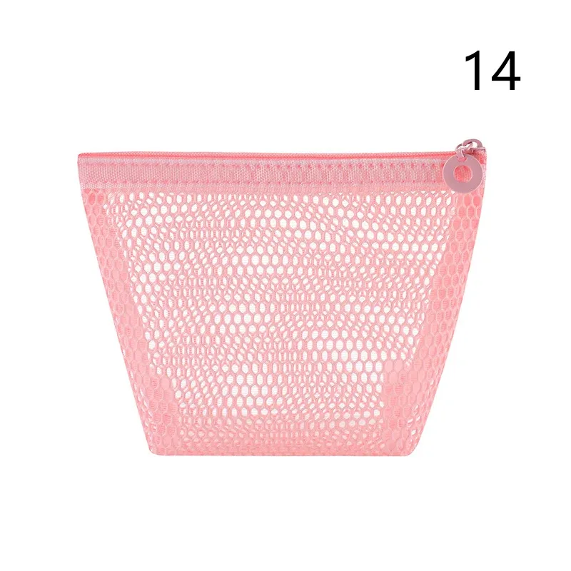 pochette de rangement en maille de nylon avec cordon de serrage, 1 pièce, pochette de voyage et d'activités de plein air polyvalente pour produits numériques, trousse de maquillage
