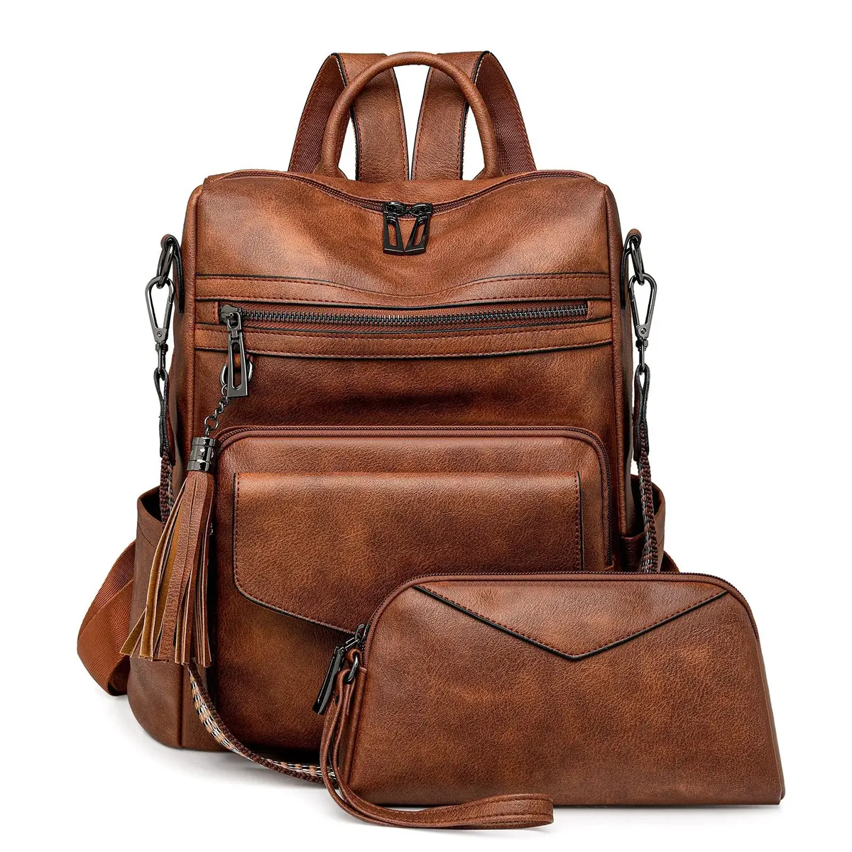 sac à dos d'hiver pour femmes, sac rétro européen à deux épaules, sac composite de luxe en pu, sac à bandoulière simple pour les déplacements, sacs de voyage de loisirs