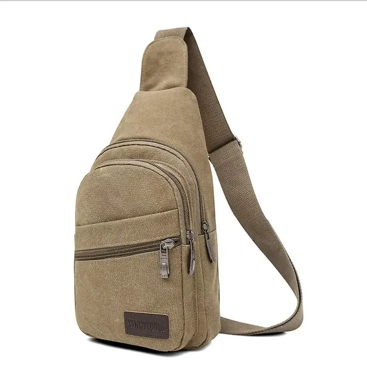 petit sac à dos en toile pour femmes et hommes, sacoche de voyage multifonctionnelle à bandoulière, de poitrine, nouvelle collection, pt1136