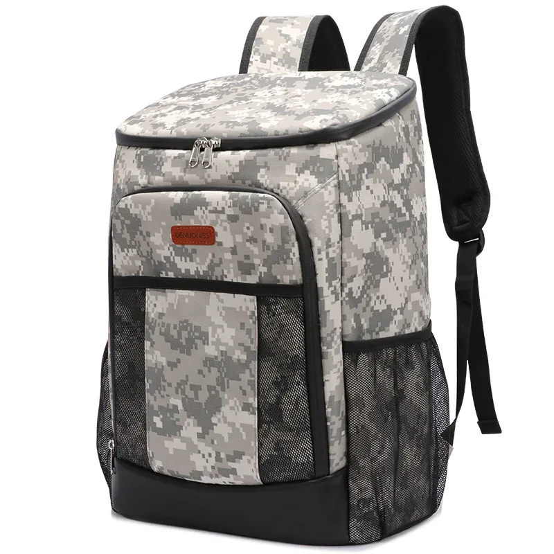denuoniss 30l grande capacité sac à dos thermique porte alimentaire étanche refroidisseur sac à dos conteneur thermique grand isolation