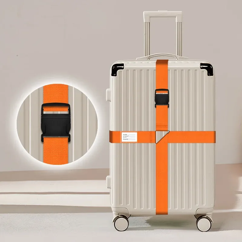 sangles à bagages avec cadenas à combinaison, sangles épaissies pour valises et chariots, sangles à cadenas à combinaison pour voyages internationaux