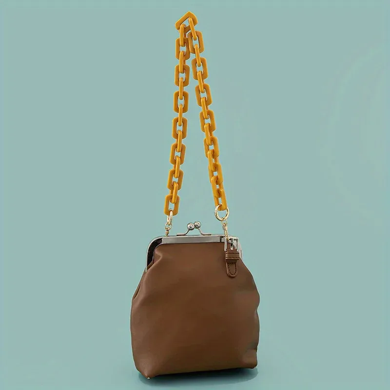 chaîne pour étui de téléphone portable pour dames, sangle de sac à bandoulière simple, double sac à bandoulière, cou suspendu, boucle incluse, 60cm de long