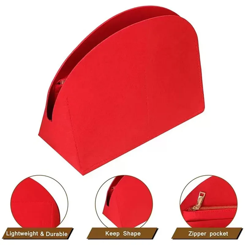 pour alma insérer sac organisateur maquillage petit sac à main organisateur sac à main intérieur portable cosmétique bing shell sac organisateur noël