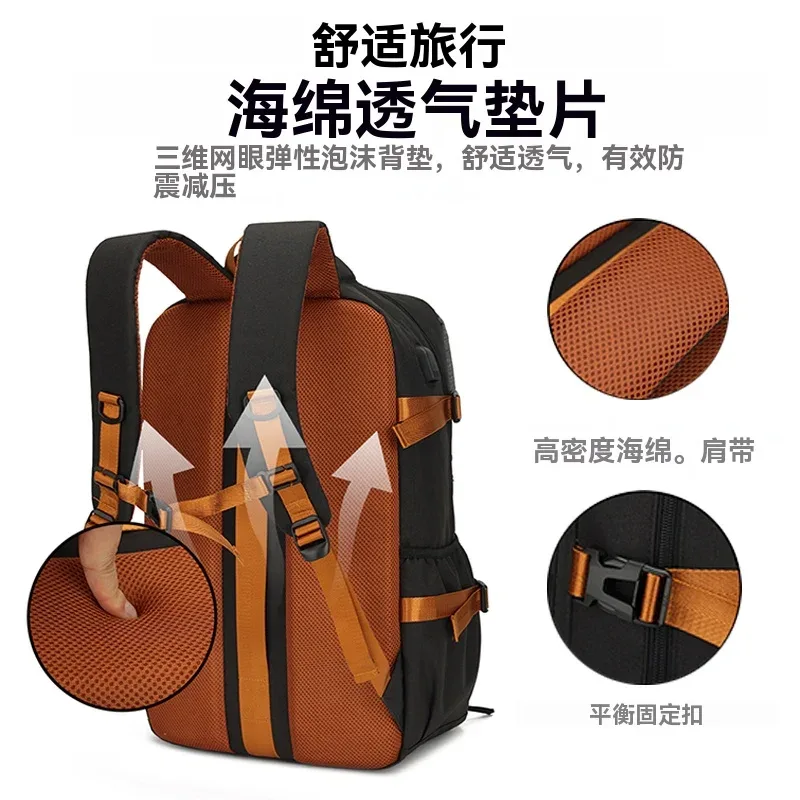 sac à dos de voyage en plein air, sac à dos de camping imperméable de 50l pour femmes et hommes, sac à dos avec compartiment pour z