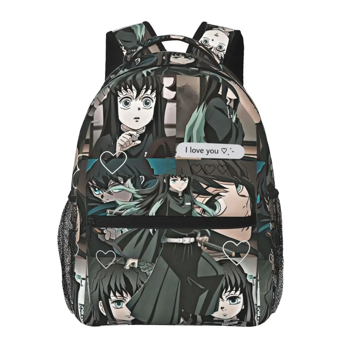 sac à dos scolaire muichiro tokito, sac de randonnée et de voyage pour hommes et femmes, sac à dos tendance, sac à bandoulière