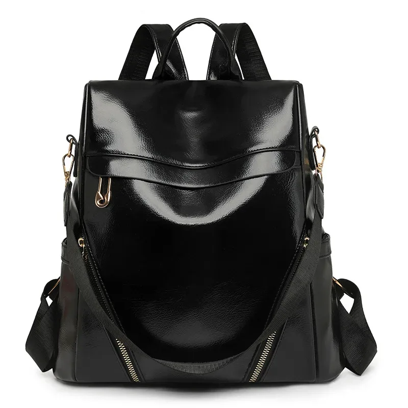 femmes sac à dos sac à main en cuir pu antivol sac à bandoulière décontracté mode dames sacoche sacs