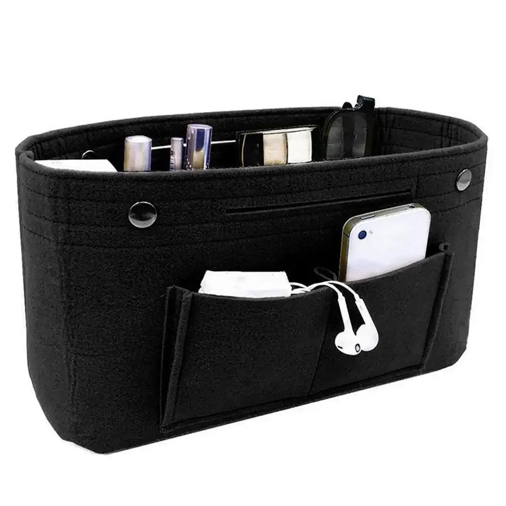 sac à main organisateur pour femmes, sac de voyage en feutre, doublure d'insertion, pochette de rangement