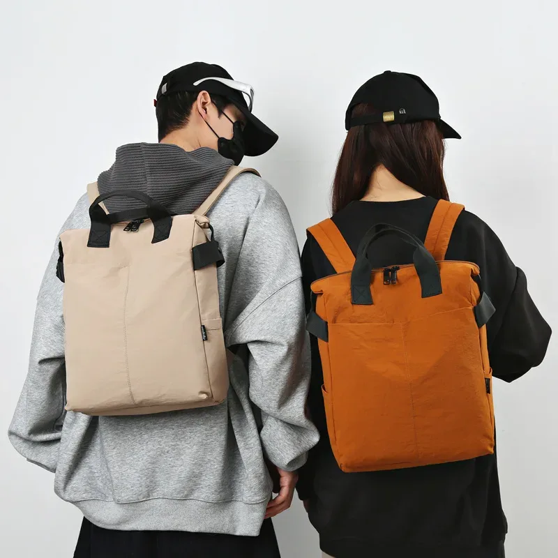 sac à dos simple de style japonais, grande capacité, sac de voyage décontracté, sac d'école pour collégiens, sac pour ordinateur portable pour les trajets quotidiens