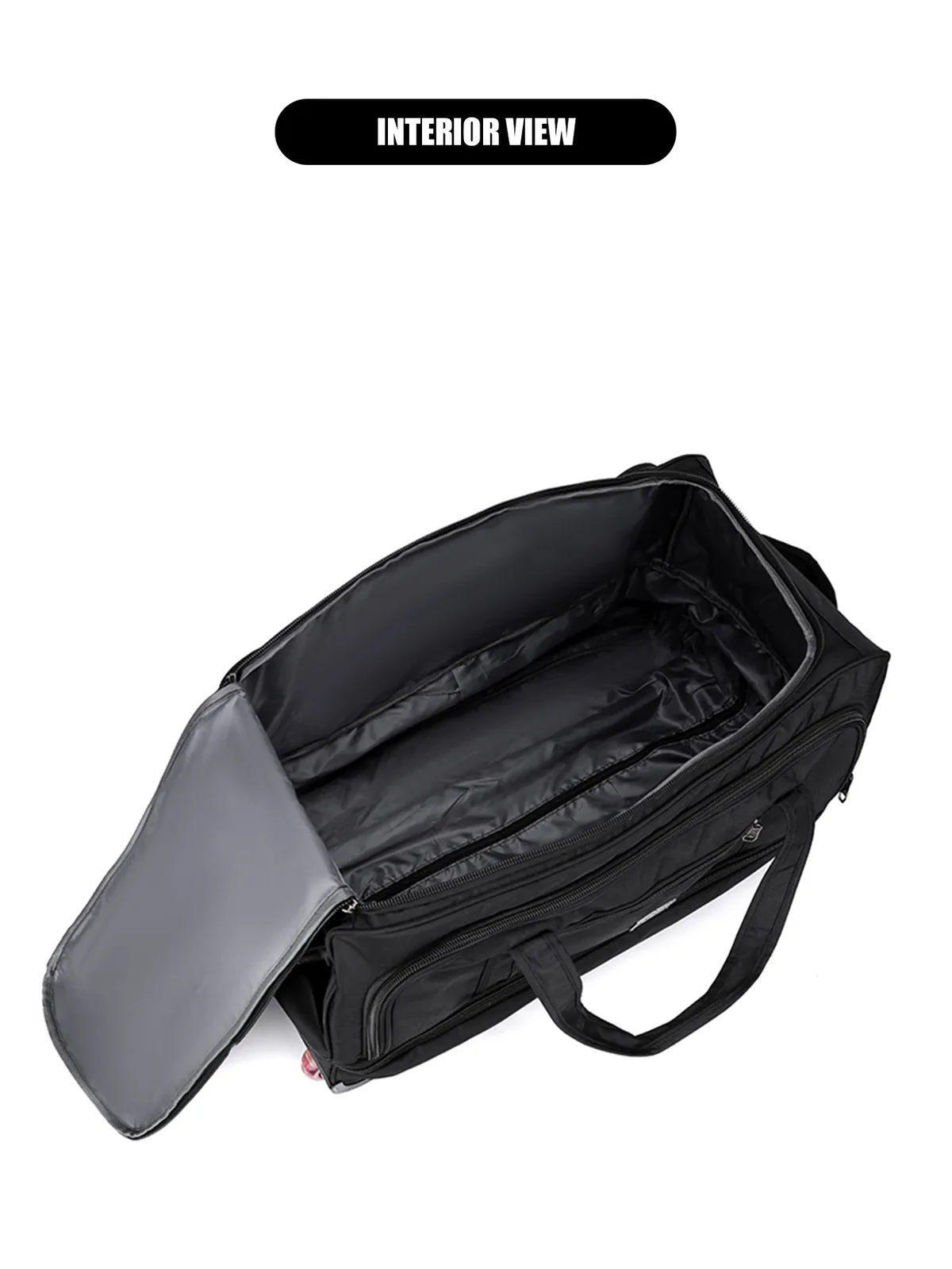 sac de voyage à roulettes multifonctionnel, sac d'embarquement d'affaires de grande capacité pour hommes et femmes, sac à bagages pour courte distance, portable