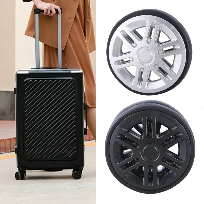 Roues remplacement bagages 60mm, réparation roues valise Double en caoutchouc 8 pièces