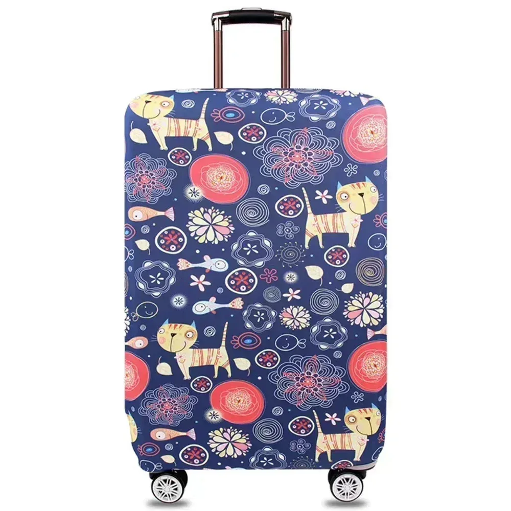 housse de protection pour bagages, compartiment à bagages en tissu extensible, étui anti-poussière pour bagages, étui de voyage durable de 18 à 32 pouces