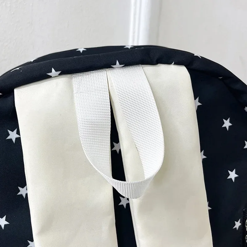 sac à dos coréen à pois pour piano, sac d'étudiant tendance, sac de voyage décontracté, sac à dos de grande capacité léger pour ordinateur portable