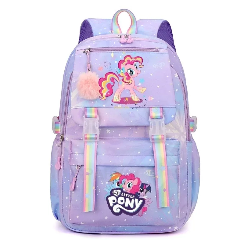 sac à dos my little pony pour femmes, garçons et filles, sac à livres, sac à dos de dessin animé kawaii pour étudiants et adolescents, mochila, cadeau d'anniversaire