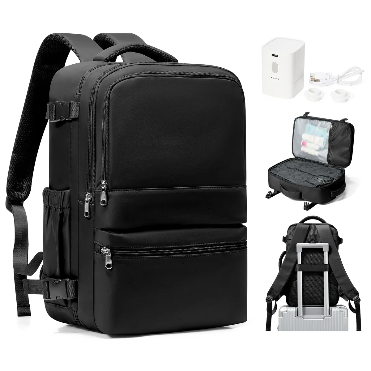 sac ryanair 40x30x20, sac à dos de voyage à compression sous vide, sac à main pour ordinateur portable, sac à dos de travail, sac à dos pour femmes et hommes