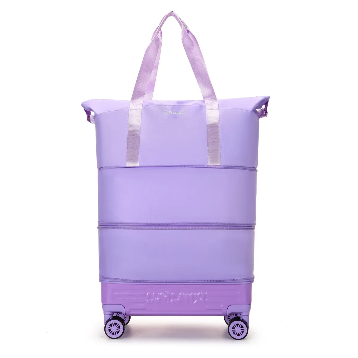 sac de voyage grande capacité avec roulettes, roulettes universelles pour les voyages longue distance, les voyages d'affaires, sac de rangement pour bagages