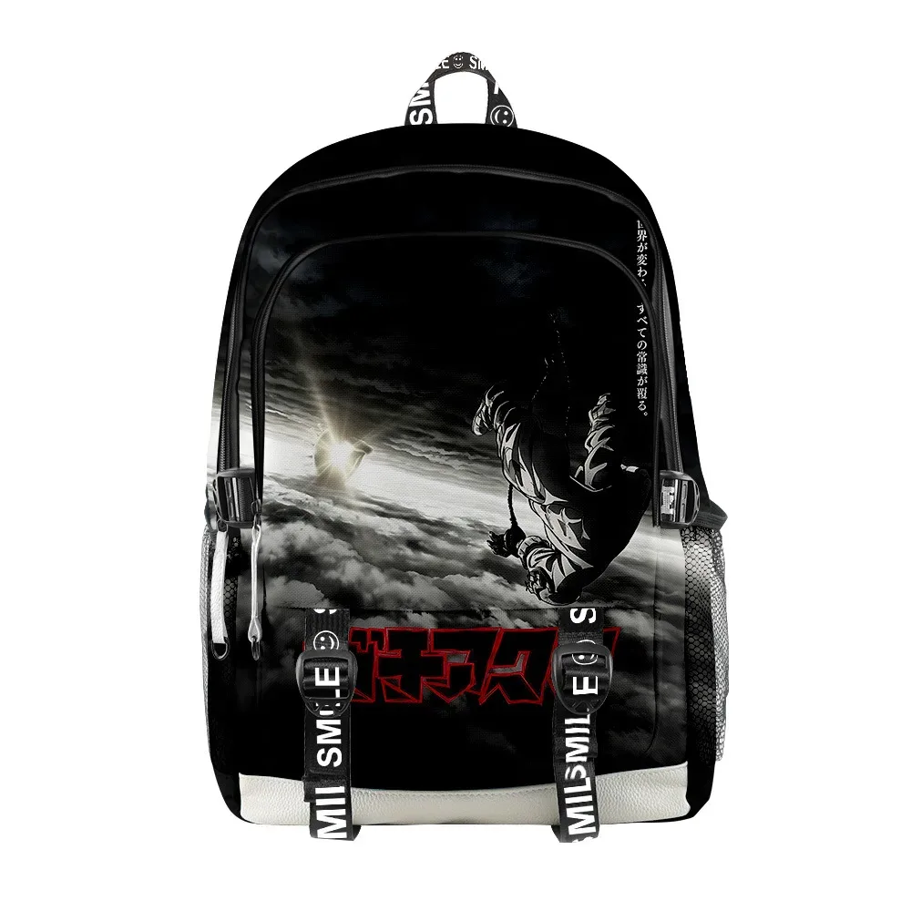 sacs d'école de nouveauté pour jeunes populaires unisexe gachiakuta sacs de voyage impression 3d oxford sacs à dos multifonctions imperméables pour ordinateur portable