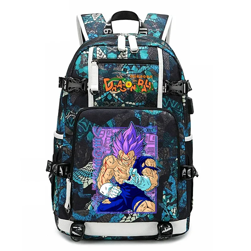 sac à dos imprimé dragon ball z pour étudiants, grande capacité, sac à dos décontracté pour enfants, adolescents, voyages scolaires