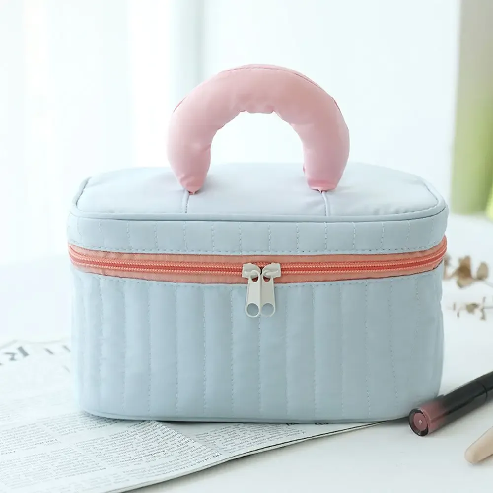sac de rangement multifonctionnel créatif en nylon pour femme, trousse de maquillage, trousse de toilette de voyage, sac de rangement