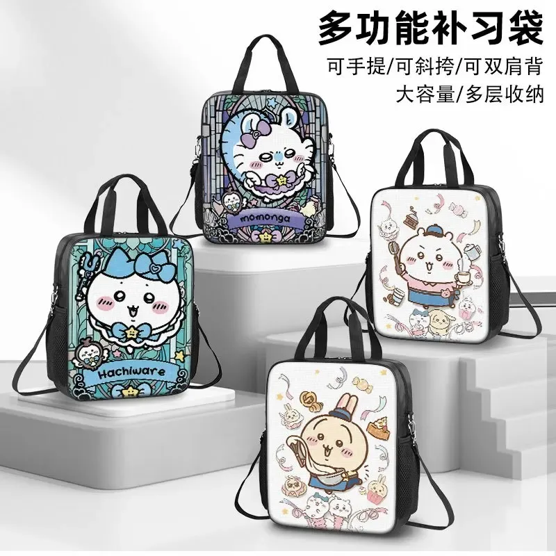 Sac à dos scolaire Chiikawa pour étudiants (garçons et filles), sac de transport pour livres, nouveau sac portable Hachiware Usagi pour femme