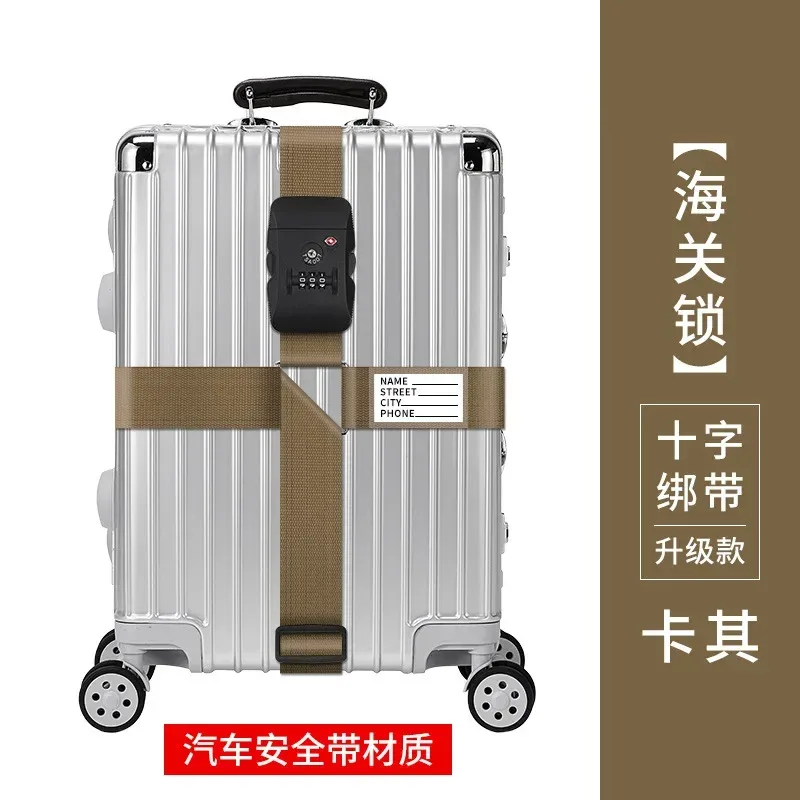 tsa-sangle de bagage de voyage réglable avec verrouillage par mot de passe, ceinture d'emballage, verrouillage sécurisé des bagages, antivol