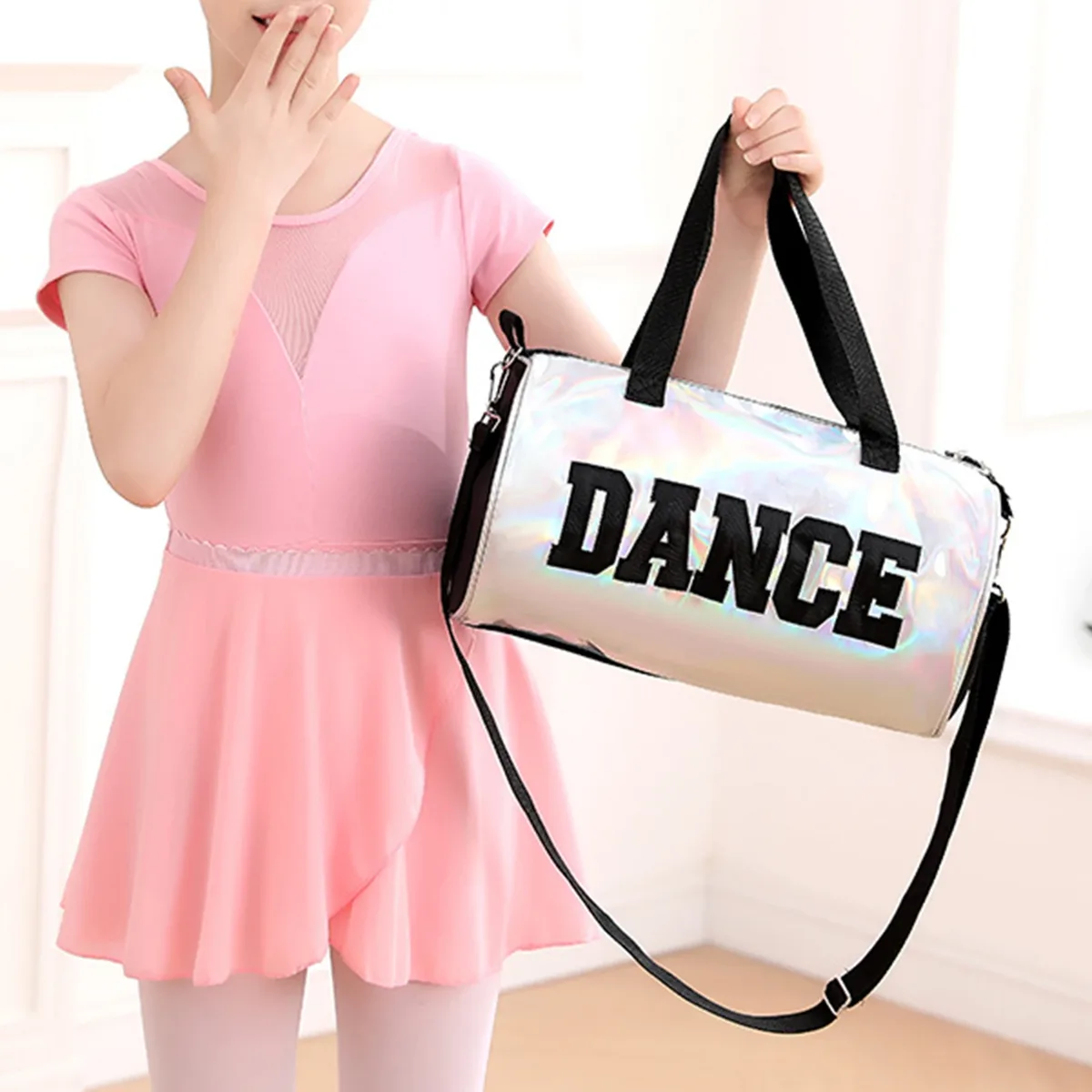 sac de danse léger polyvalent pour filles, sac de voyage pour enfants, sac à main pour gymnastique, voyage, sport, danse, cadeau pour la journée des enfants