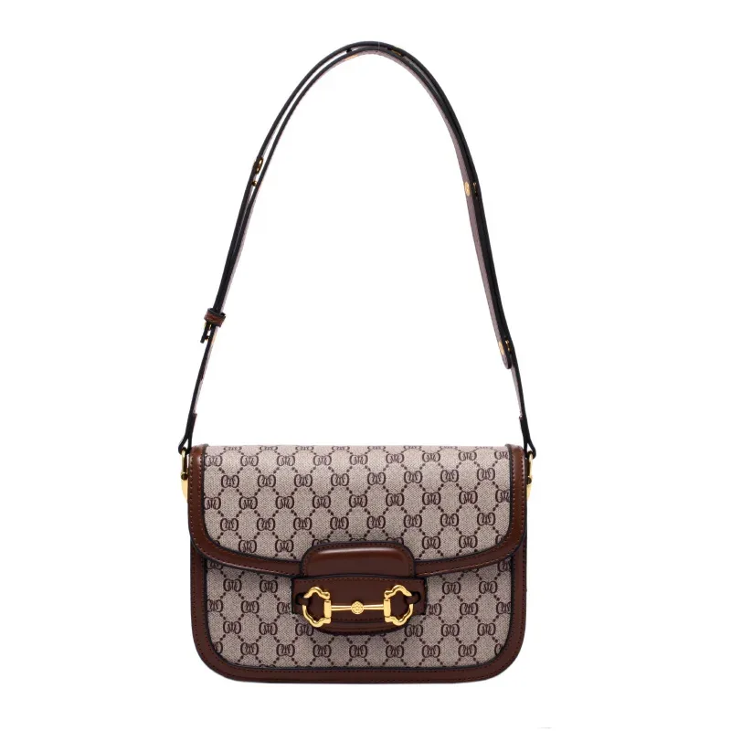 sac à bandoulière classique en cuir véritable pour femme, style selle, design parisien populaire, sac à main décontracté vintage et tendance