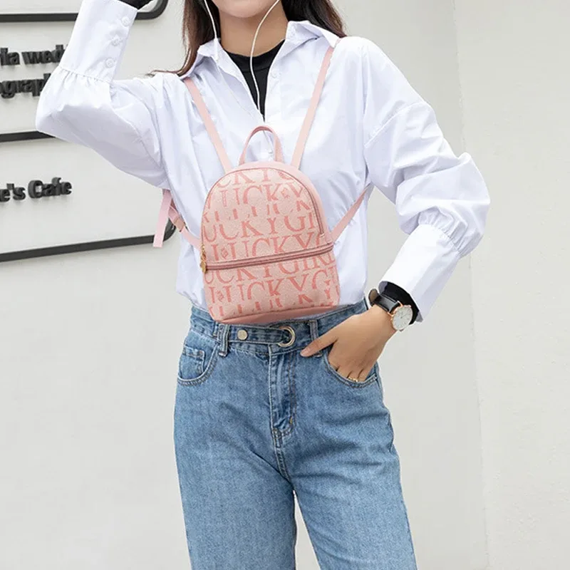 mini sac à dos mode rétro sac à bandoulière petit mignon sac à main en cuir pu petit sac à dos pour les femmes voyage voyage sac de sortie