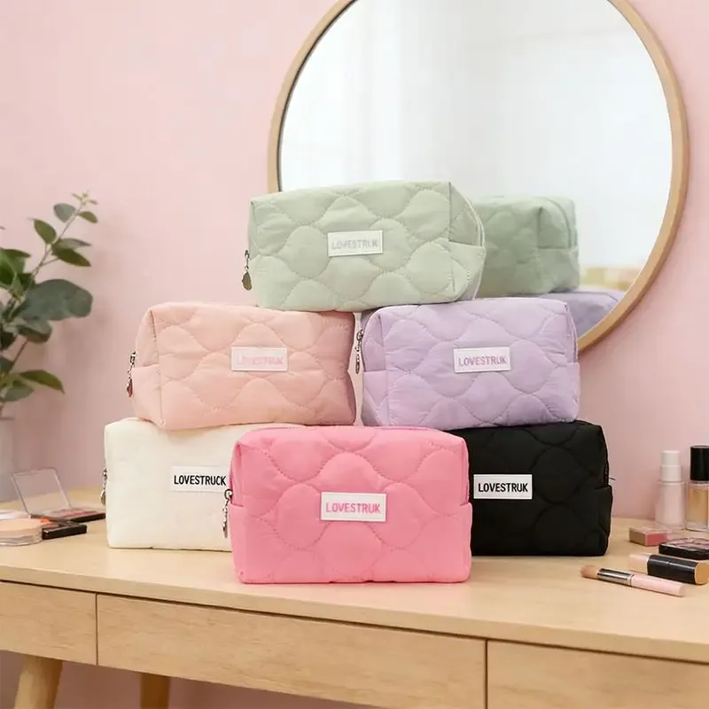 sac de maquillage pour femmes, organisateur de cosmétiques, sac à fermeture éclair de grande capacité, pochette de voyage, sac à cosmétiques, sacs de maquillage féminins