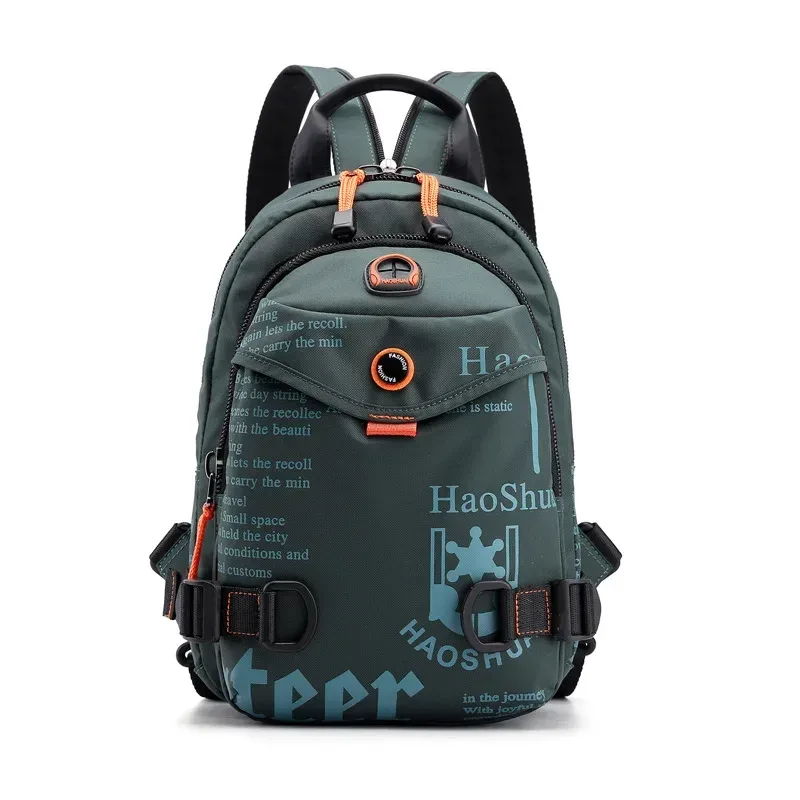 hommes petit sac à dos sac à dos une épaule sac à bandoulière pack voyage escalade militaire nylon mâle sacs à dos fronde poitrine sac à dos