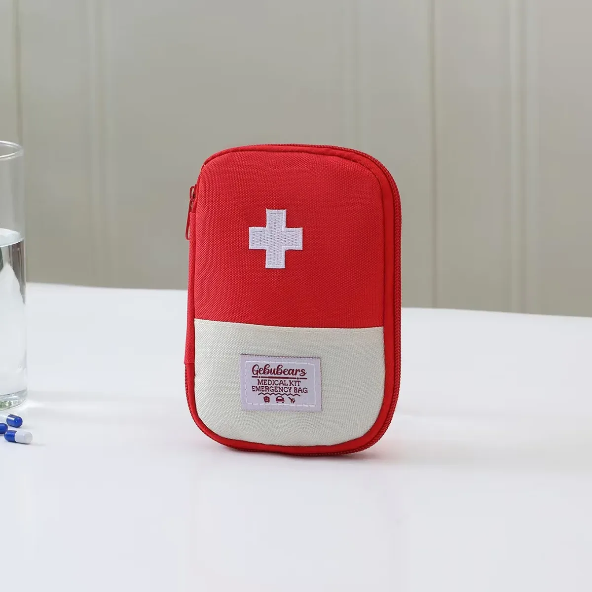 sac médical de voyage portable, trousse d'urgence pour la maison et l'extérieur, sac à médicaments personnel en tissu oxford, sac de rangement pour les voyages d'affaires