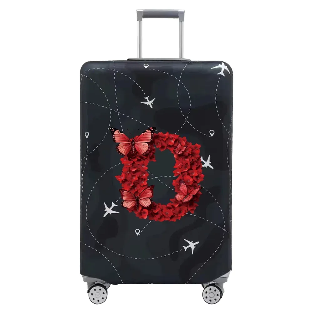 housse anti-poussière élastique pour sac de voyage, série rose, 18-32 pouces, résistante à l'usure, plusieurs styles