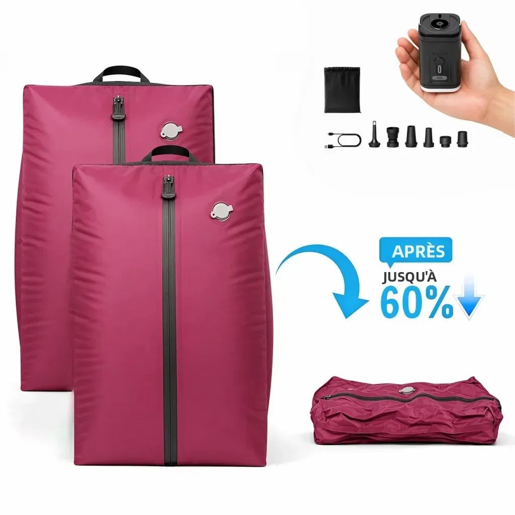 sacs de rangement étanches ip67 17l, cube de compression en polyester tpu pour vêtements, organisateur de vali