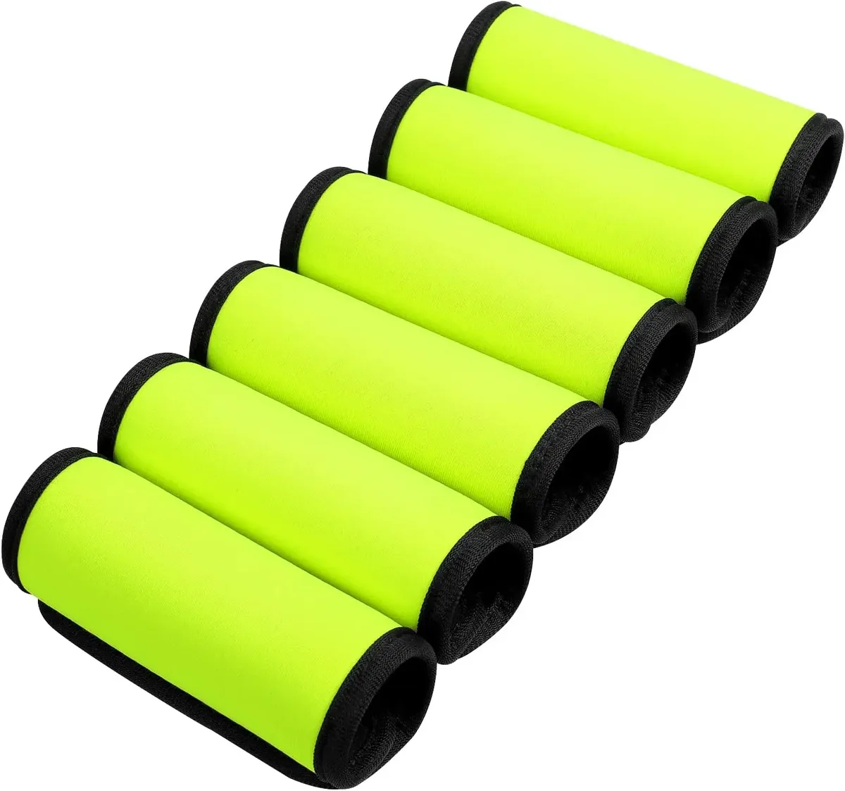 enveloppes de poignée de bagage pour valise, couvertures de poignée souples et confortables de couleur vive, enveloppes d'étiquette de bagage