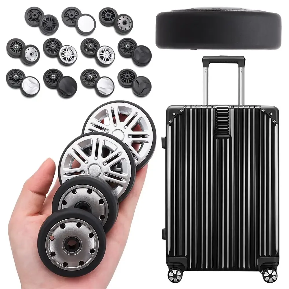 pièces de valise portables, essieux de remplacement de roues de valise avec vis, roues de bagages de voyage, roues de remplacement, accessoires de bagages